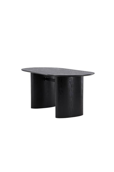 Isolde ovaler Esstisch - schwarz/MDF - Ovale Esstische - ALVAHOME