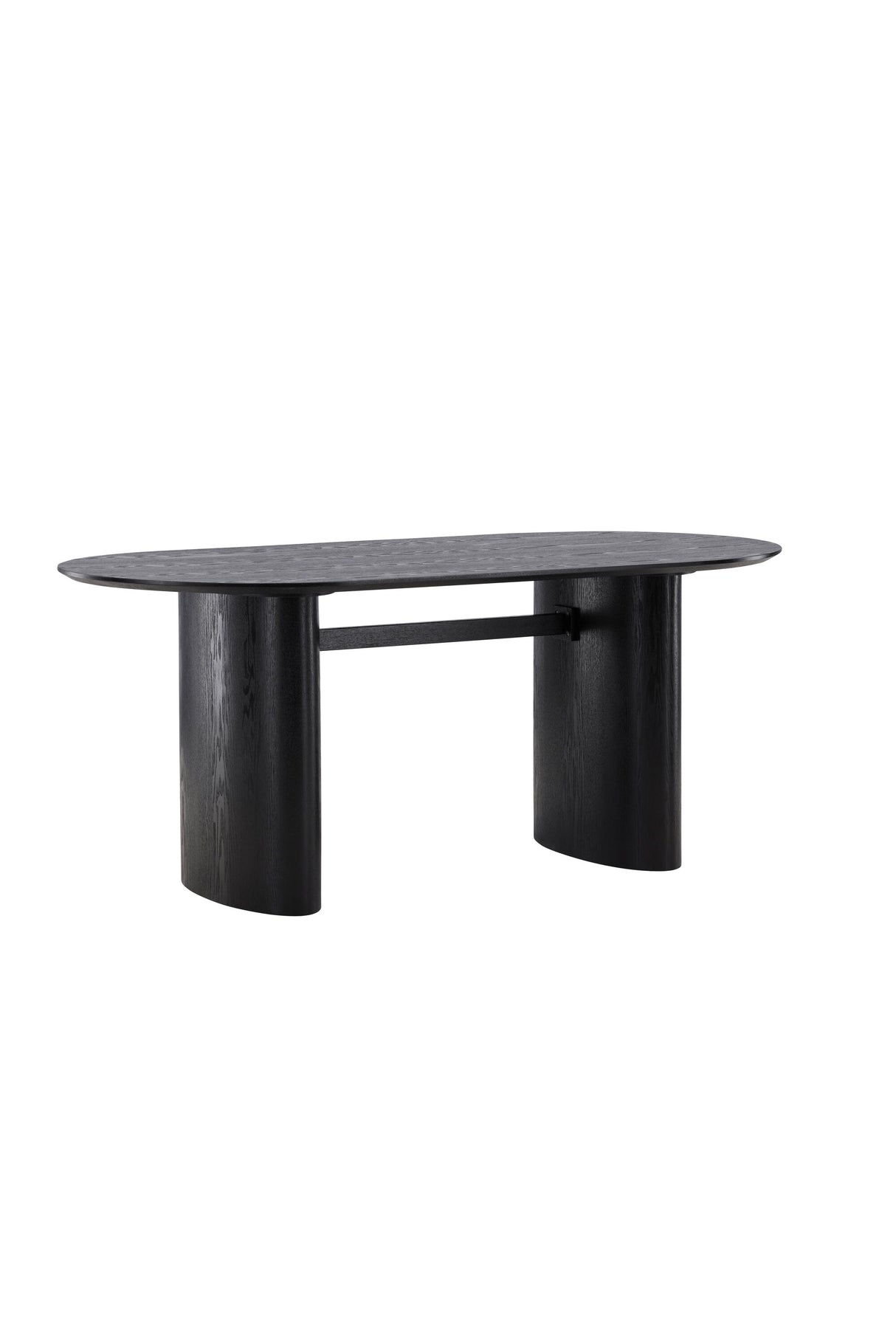 Isolde ovaler Esstisch - schwarz/MDF - Ovale Esstische - ALVAHOME