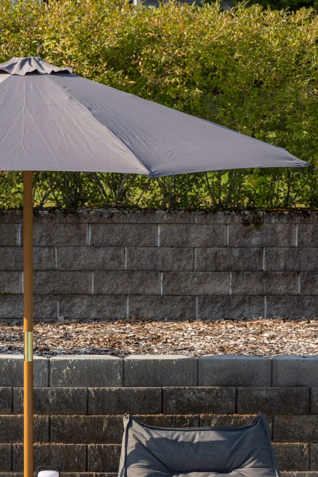 Ixos Sonnenschirm - grau/Polyester - Sonnenschirme - ALVAHOME