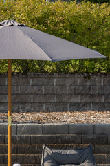 Ixos Sonnenschirm - grau/Polyester - Sonnenschirme - ALVAHOME