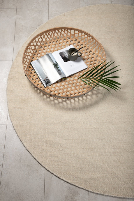 Jaipur Wohnzimmerteppich - beige/Wolle - Wohnzimmerteppiche - ALVAHOME