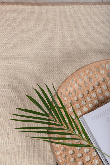 Jaipur Wohnzimmerteppich - beige/Wolle - Wohnzimmerteppiche - ALVAHOME