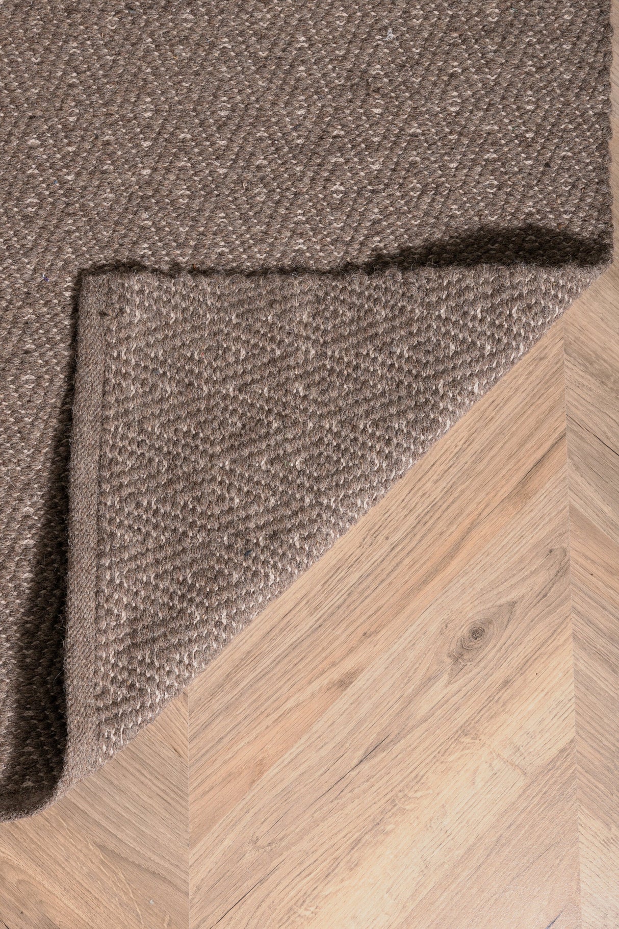 Julana Wohnzimmerteppich - braun/Wolle - Wohnzimmerteppiche - ALVAHOME