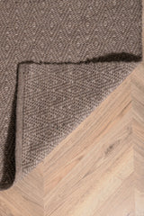 Julana Wohnzimmerteppich - braun/Wolle - Wohnzimmerteppiche - ALVAHOME