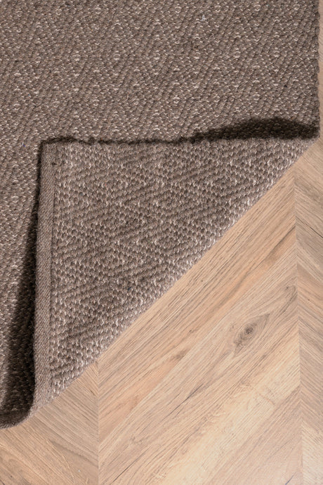 Julana Wohnzimmerteppich - braun/Wolle - Wohnzimmerteppiche - ALVAHOME