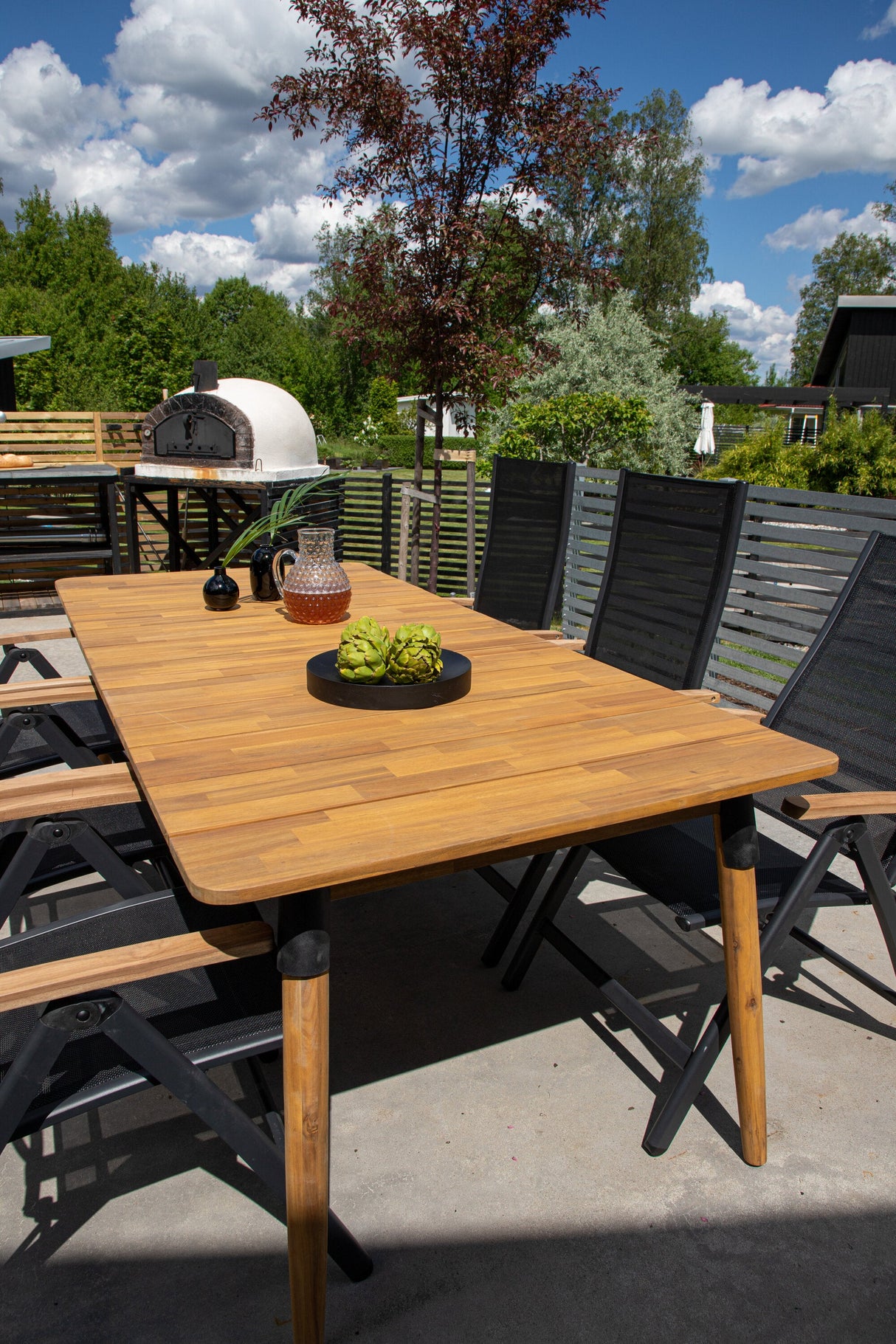Julian Outdoor - Esstisch rechteckig - natur/Akazie - Outdoor - Esstische (rechteckig) - ALVAHOME