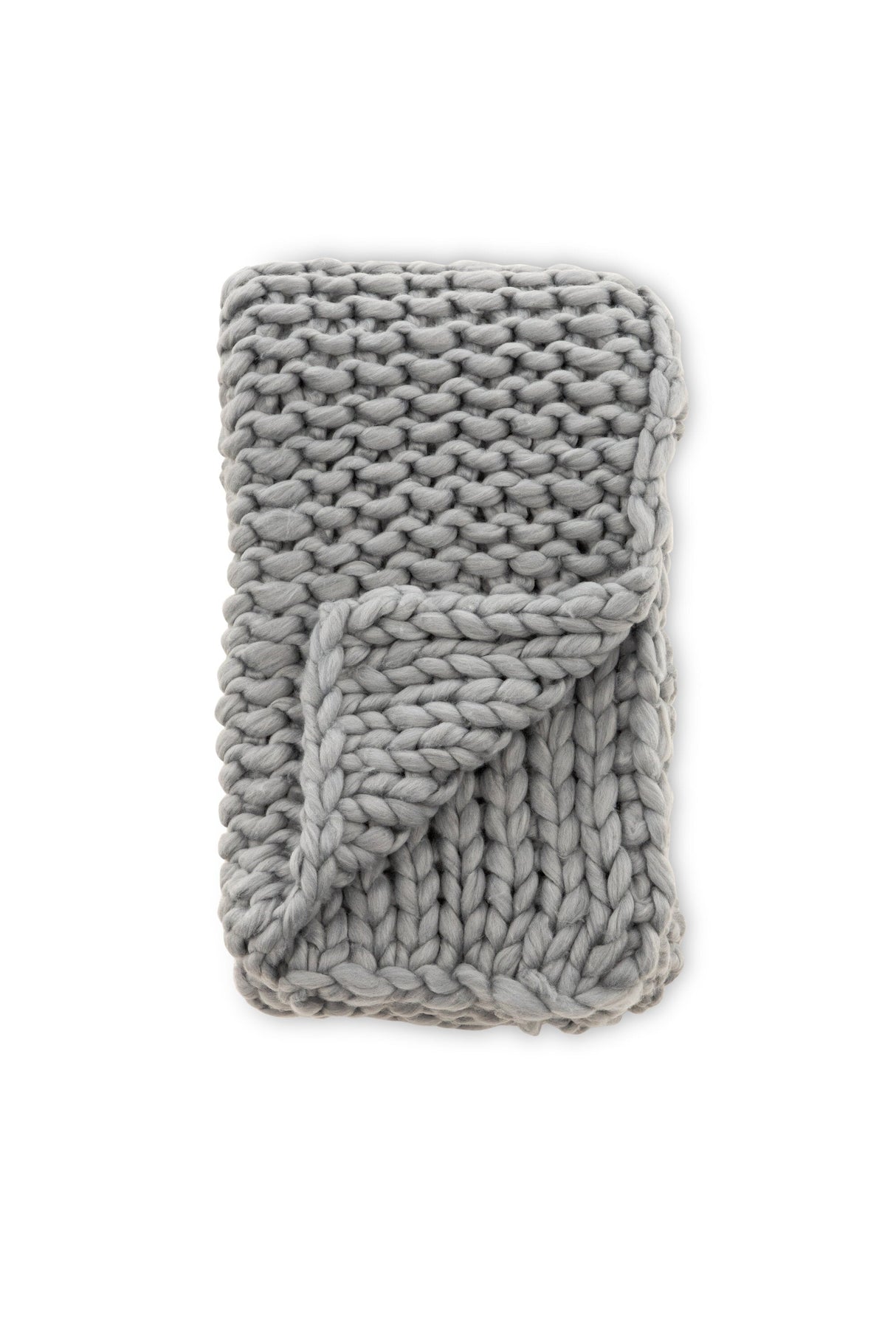 Kate Decke - hellgrau/Polyester - Decken - ALVAHOME