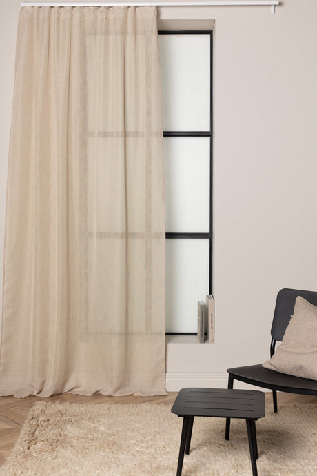 Kaya Vorhang - beige/Polyester - Vorhänge - ALVAHOME