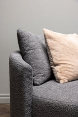 Kelso 2 - Sitzer Sofa - grau/Polyester - 2 - Sitzer Sofas - ALVAHOME