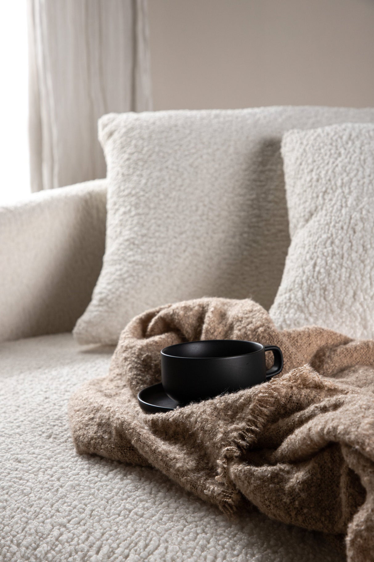 Kelso 2 - Sitzer Sofa - weiß/Polyester - 2 - Sitzer Sofas - ALVAHOME