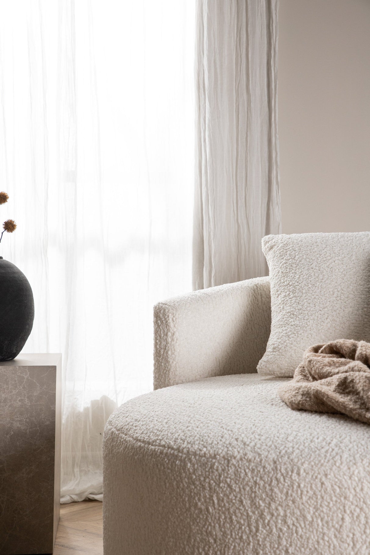 Kelso 2 - Sitzer Sofa - weiß/Polyester - 2 - Sitzer Sofas - ALVAHOME