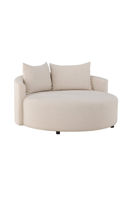 Kelso 3 - Sitzer Sofa - beige/Polyester - Leinen - 3 - Sitzer Sofas - ALVAHOME