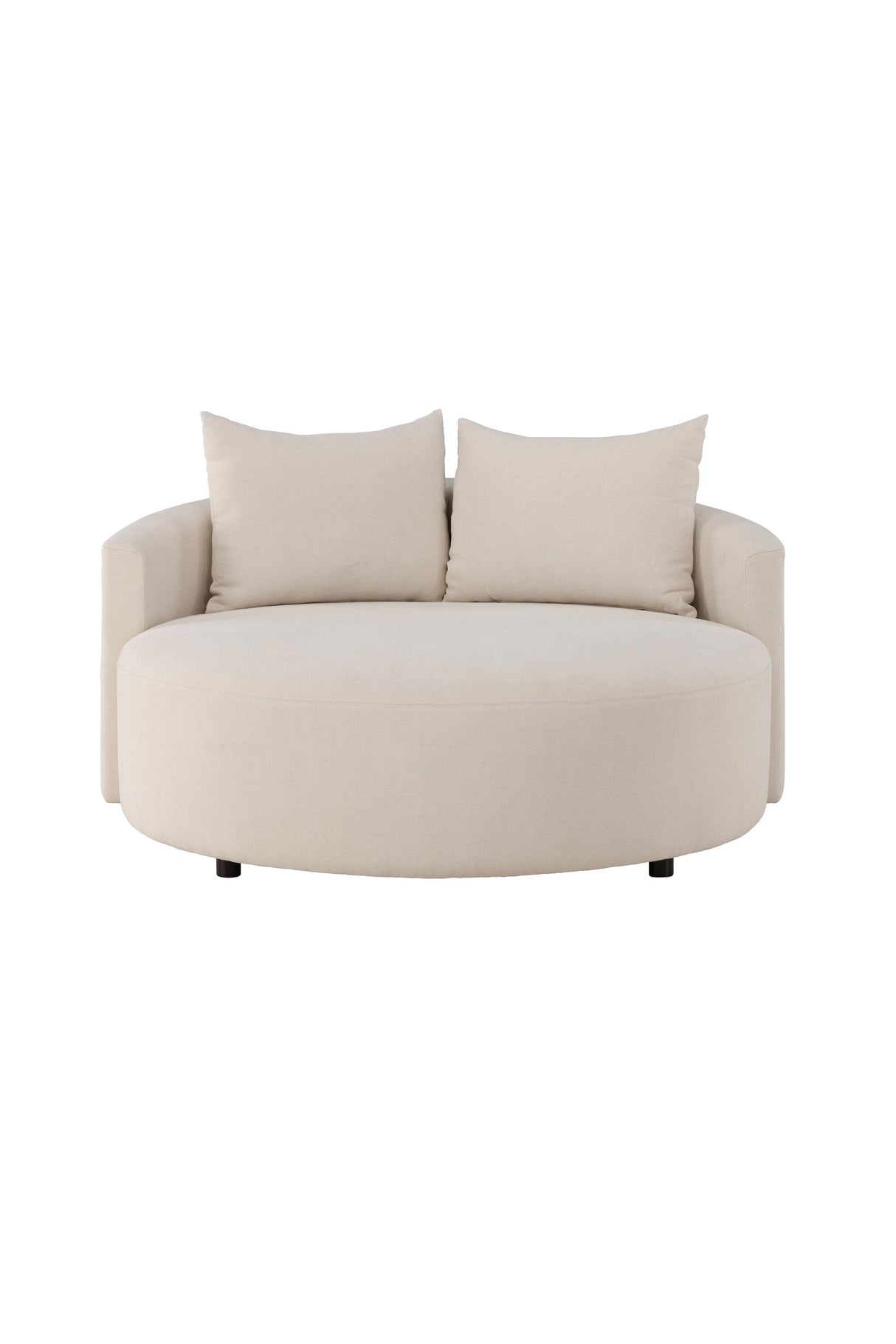 Kelso 3 - Sitzer Sofa - beige/Polyester - Leinen - 3 - Sitzer Sofas - ALVAHOME