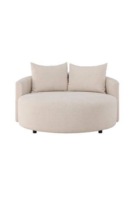 Kelso 3 - Sitzer Sofa - beige/Polyester - Leinen - 3 - Sitzer Sofas - ALVAHOME