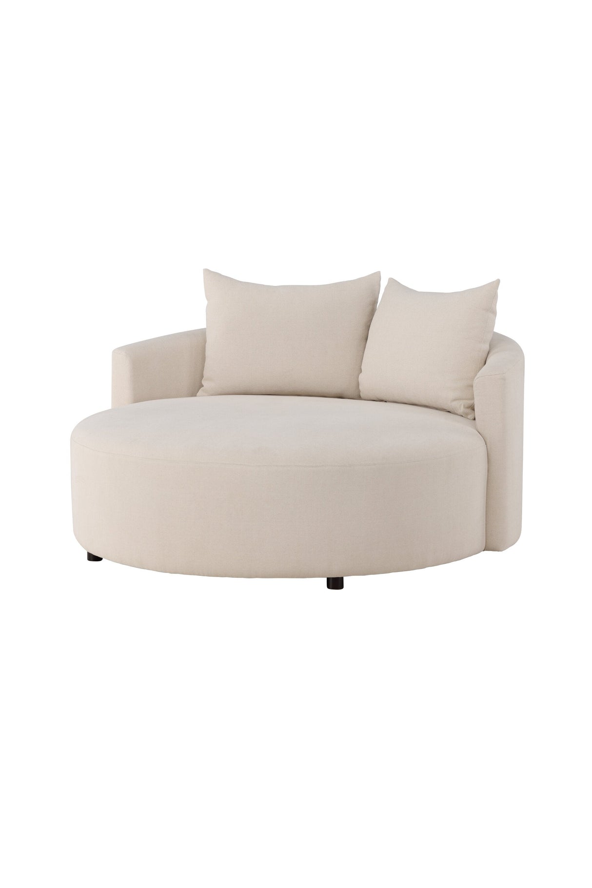 Kelso 3 - Sitzer Sofa - beige/Polyester - Leinen - 3 - Sitzer Sofas - ALVAHOME