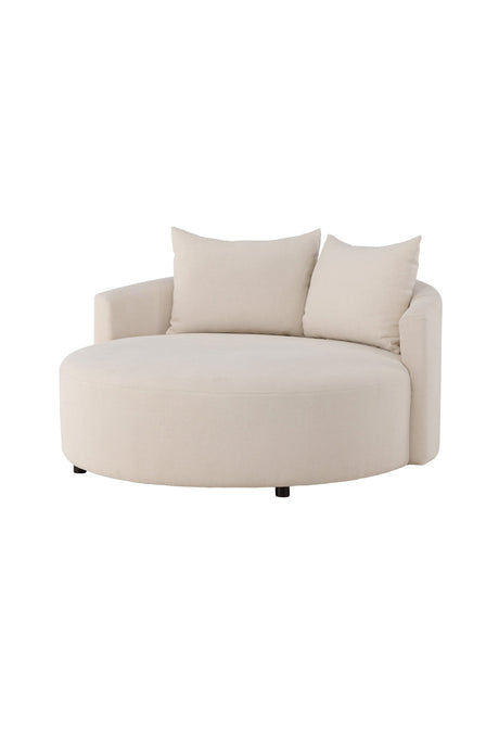 Kelso 3 - Sitzer Sofa - beige/Polyester - Leinen - 3 - Sitzer Sofas - ALVAHOME