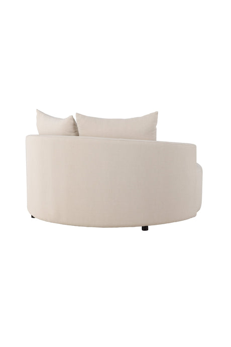 Kelso 3 - Sitzer Sofa - beige/Polyester - Leinen - 3 - Sitzer Sofas - ALVAHOME