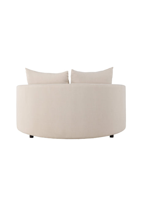 Kelso 3 - Sitzer Sofa - beige/Polyester - Leinen - 3 - Sitzer Sofas - ALVAHOME