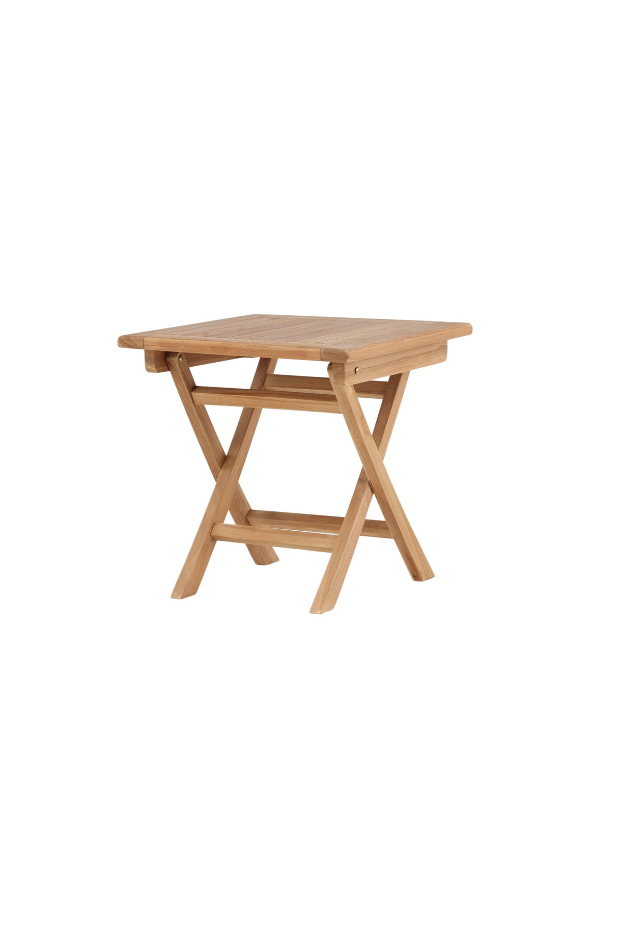 Kenya Outdoor - Beistelltisch - gold/Teak - Outdoor - Beistelltische - ALVAHOME