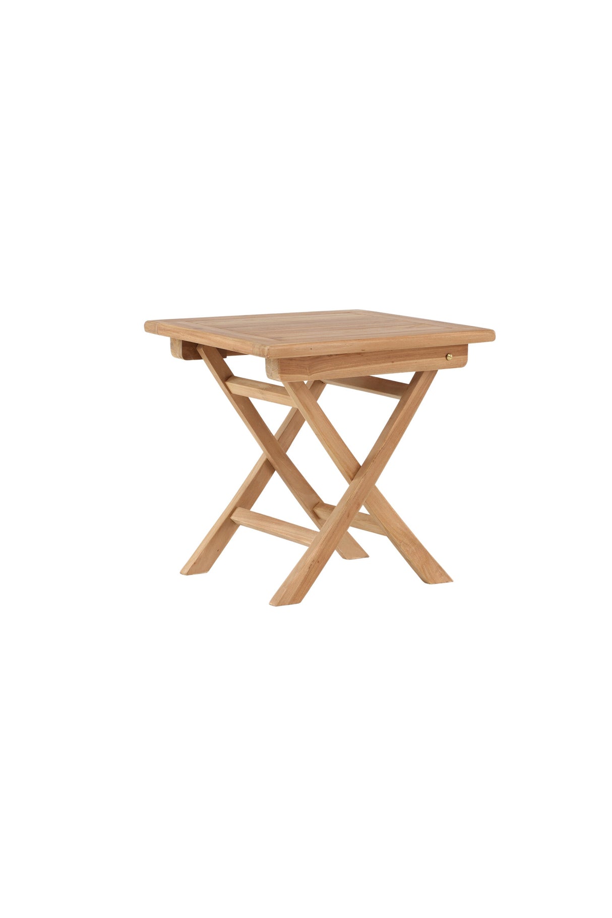 Kenya Outdoor - Beistelltisch - gold/Teak - Outdoor - Beistelltische - ALVAHOME