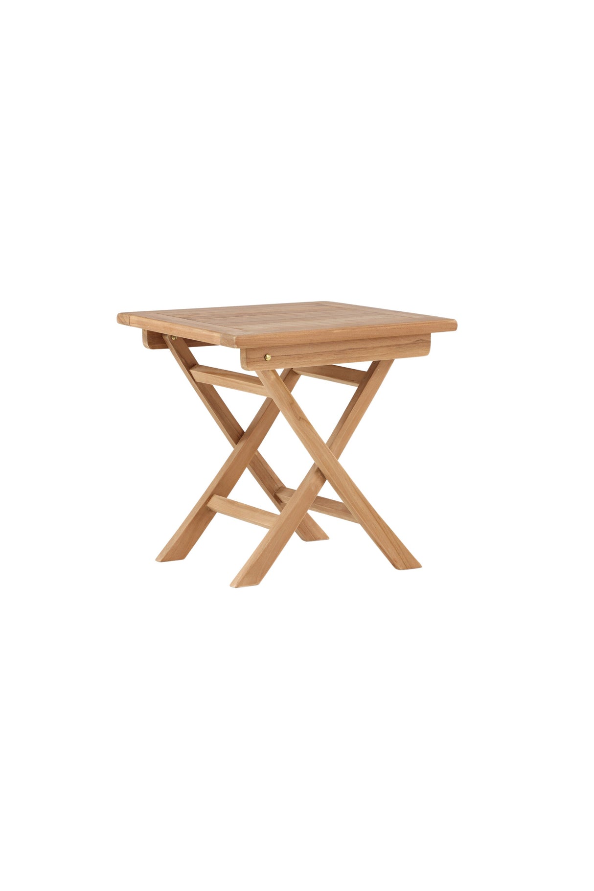 Kenya Outdoor - Beistelltisch - gold/Teak - Outdoor - Beistelltische - ALVAHOME