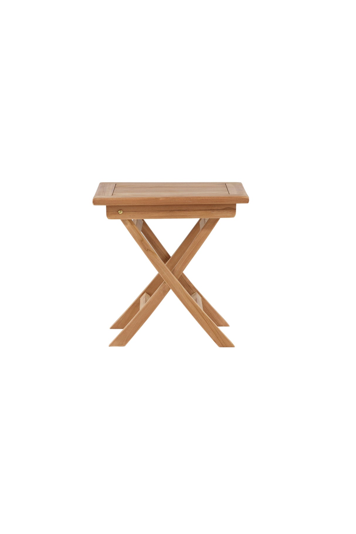 Kenya Outdoor - Beistelltisch - gold/Teak - Outdoor - Beistelltische - ALVAHOME