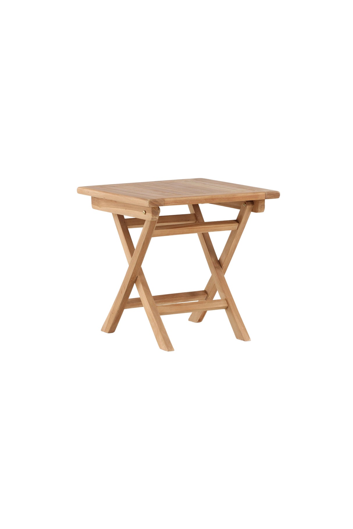 Kenya Outdoor - Beistelltisch - gold/Teak - Outdoor - Beistelltische - ALVAHOME