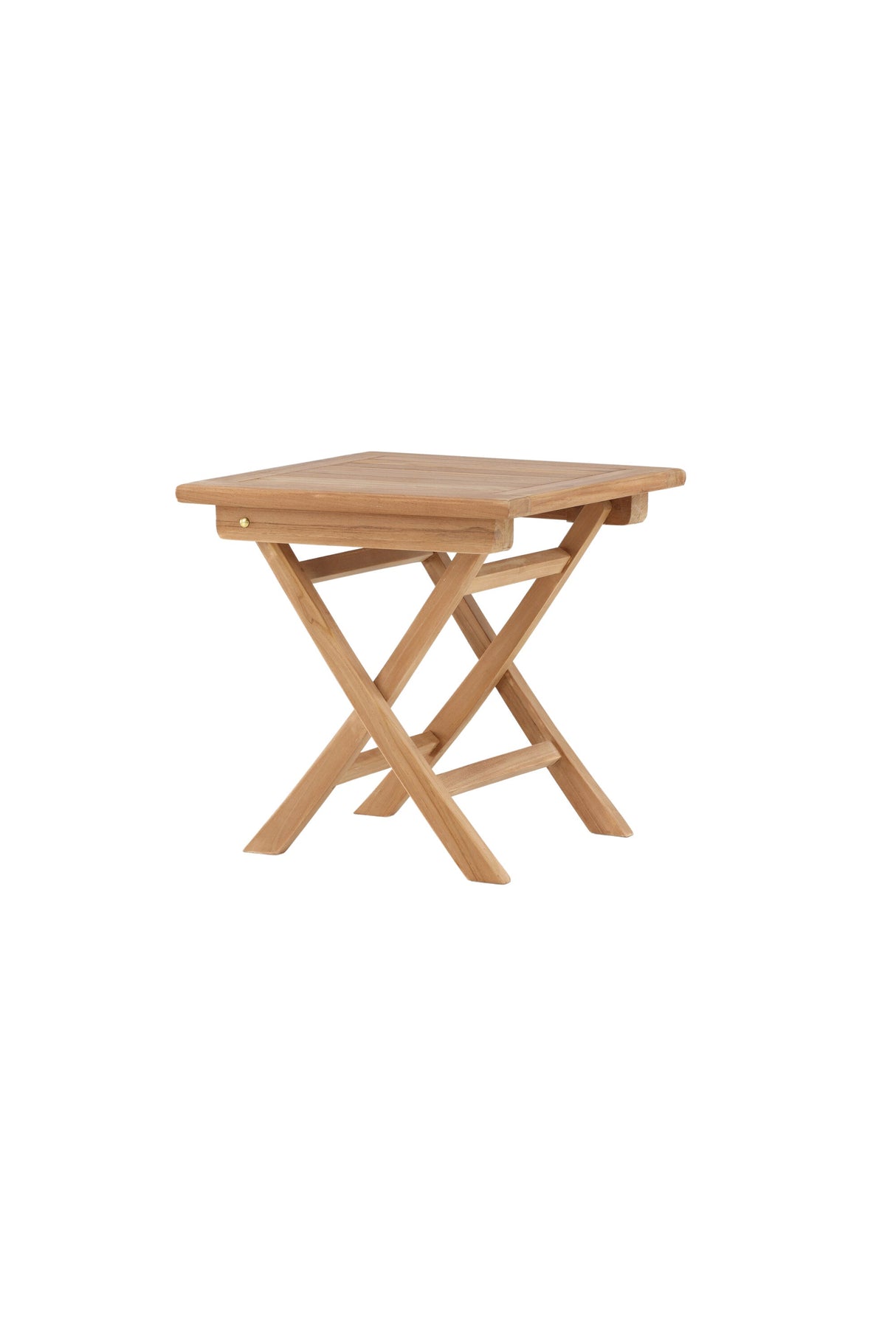 Kenya Outdoor - Beistelltisch - gold/Teak - Outdoor - Beistelltische - ALVAHOME