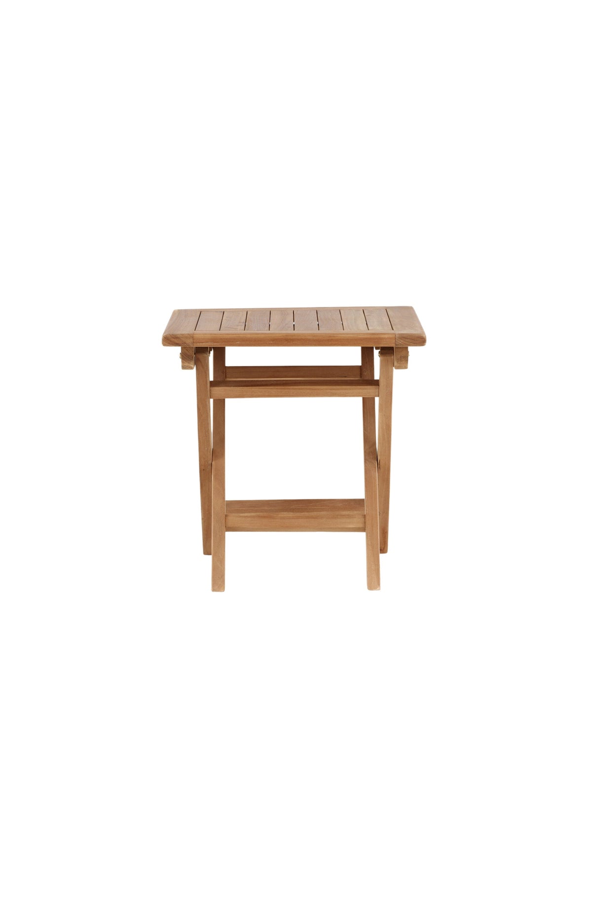 Kenya Outdoor - Beistelltisch - gold/Teak - Outdoor - Beistelltische - ALVAHOME