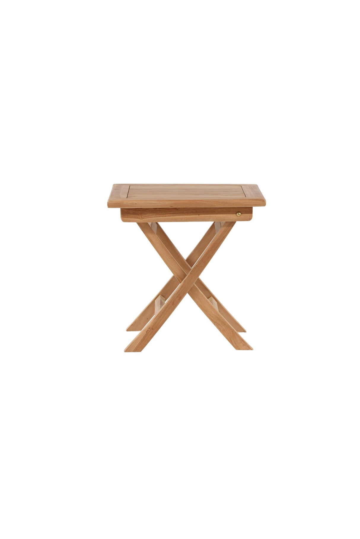 Kenya Outdoor - Beistelltisch - gold/Teak - Outdoor - Beistelltische - ALVAHOME