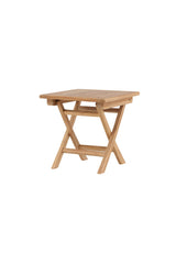 Kenya Outdoor - Beistelltisch - gold/Teak - Outdoor - Beistelltische - ALVAHOME