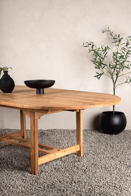 Kenya Outdoor - Esstisch oval - natur/Teak - Outdoor - Esstische (oval) - ALVAHOME