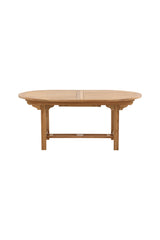 Kenya Outdoor - Esstisch oval - natur/Teak - Outdoor - Esstische (oval) - ALVAHOME