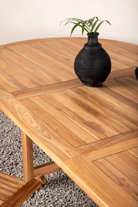 Kenya Outdoor - Esstisch oval - natur/Teak - Outdoor - Esstische (oval) - ALVAHOME