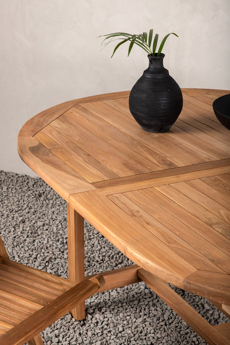Kenya Outdoor - Esstisch oval - natur/Teak - Outdoor - Esstische (oval) - ALVAHOME