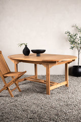 Kenya Outdoor - Esstisch oval - natur/Teak - Outdoor - Esstische (oval) - ALVAHOME