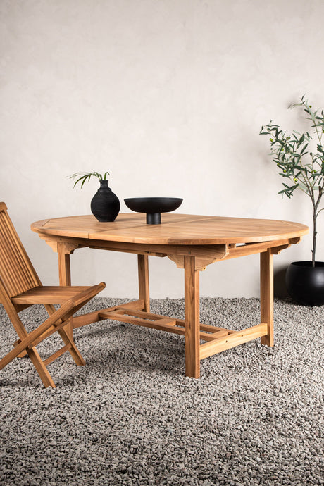 Kenya Outdoor - Esstisch oval - natur/Teak - Outdoor - Esstische (oval) - ALVAHOME