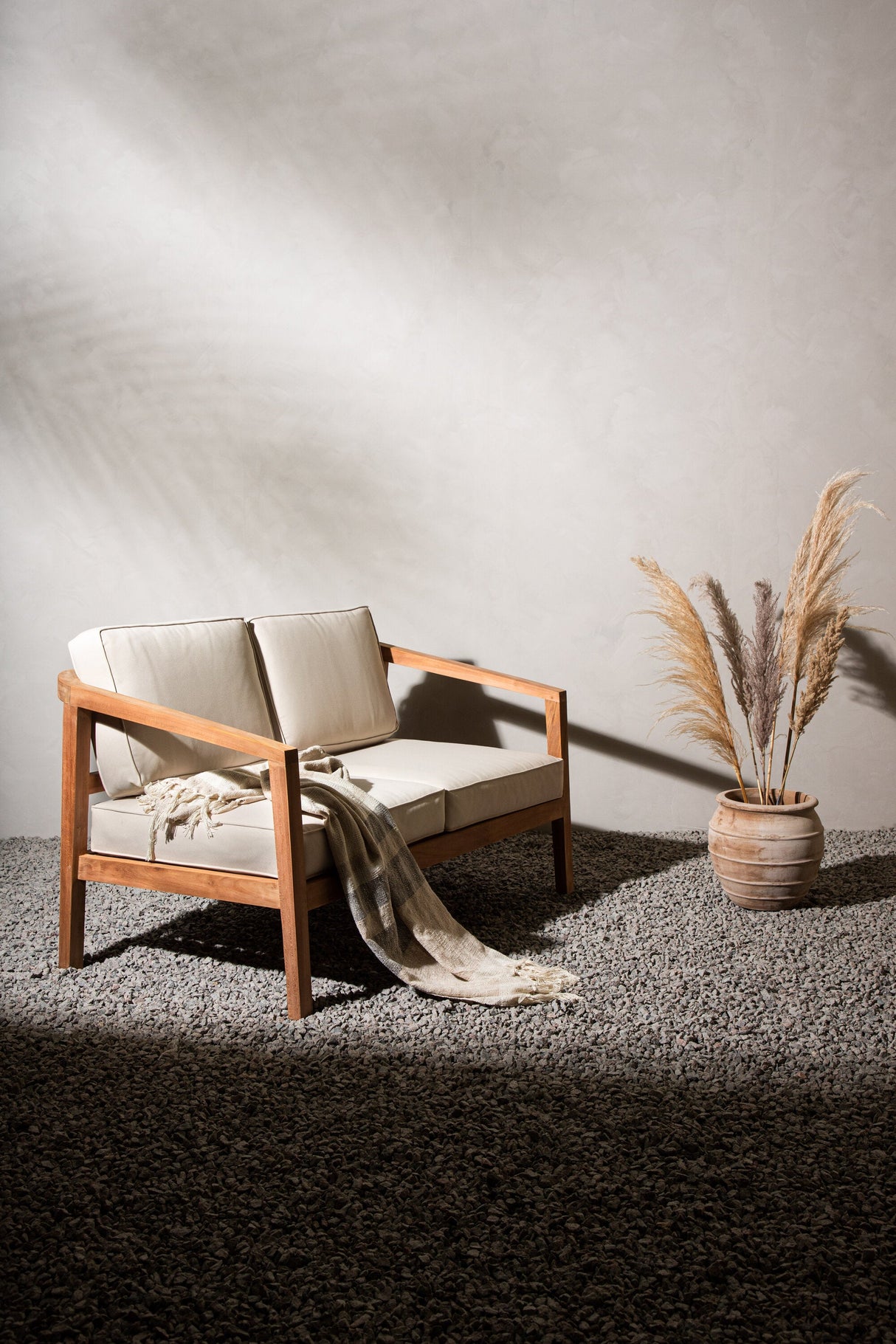 Kenya Outdoor - Sitzpolster Set - beige/Polyester - Outdoor - Sitzpölster - ALVAHOME
