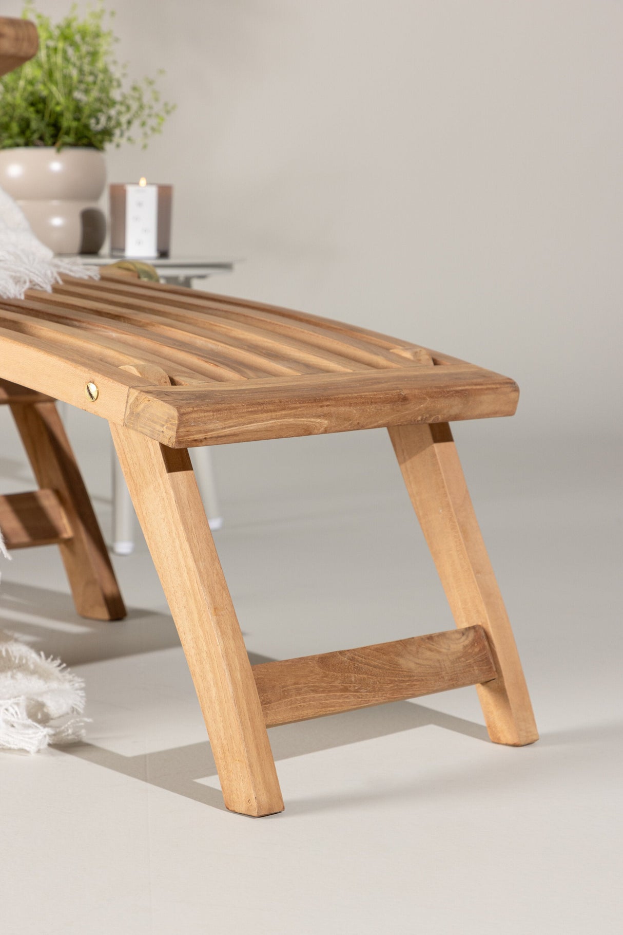Kenya Outdoor Sun - Lounge - natur/Teak - Outdoor Sun - Lounges - ALVAHOME