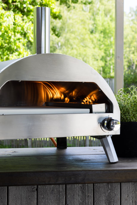 Kerang Pizzaofen - silber/Stahl - Pizzaöfen - ALVAHOME