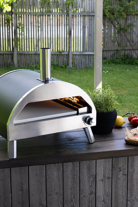Kerang Pizzaofen - silber/Stahl - Pizzaöfen - ALVAHOME
