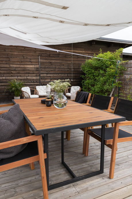Khung Outdoor - Esstisch rechteckig - natur/Akazie - Outdoor - Esstische (rechteckig) - ALVAHOME