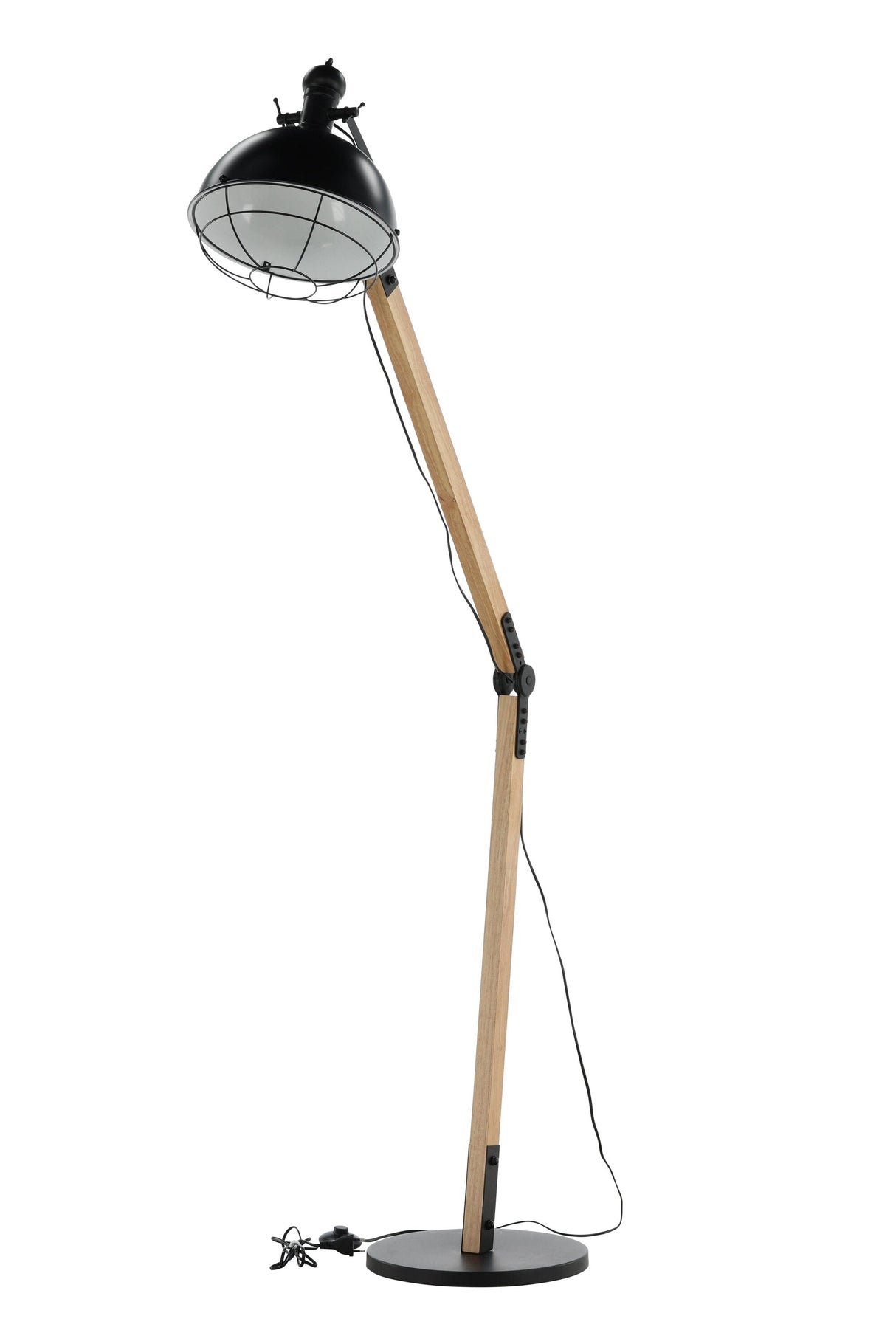 Kick Stehlampe - schwarz/Stahl - Stehlampen - ALVAHOME