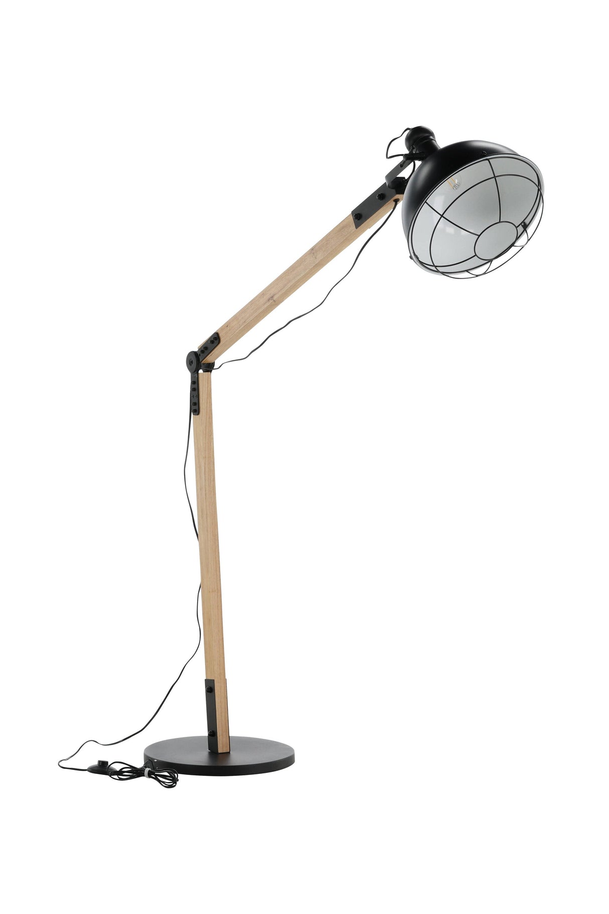 Kick Stehlampe - schwarz/Stahl - Stehlampen - ALVAHOME