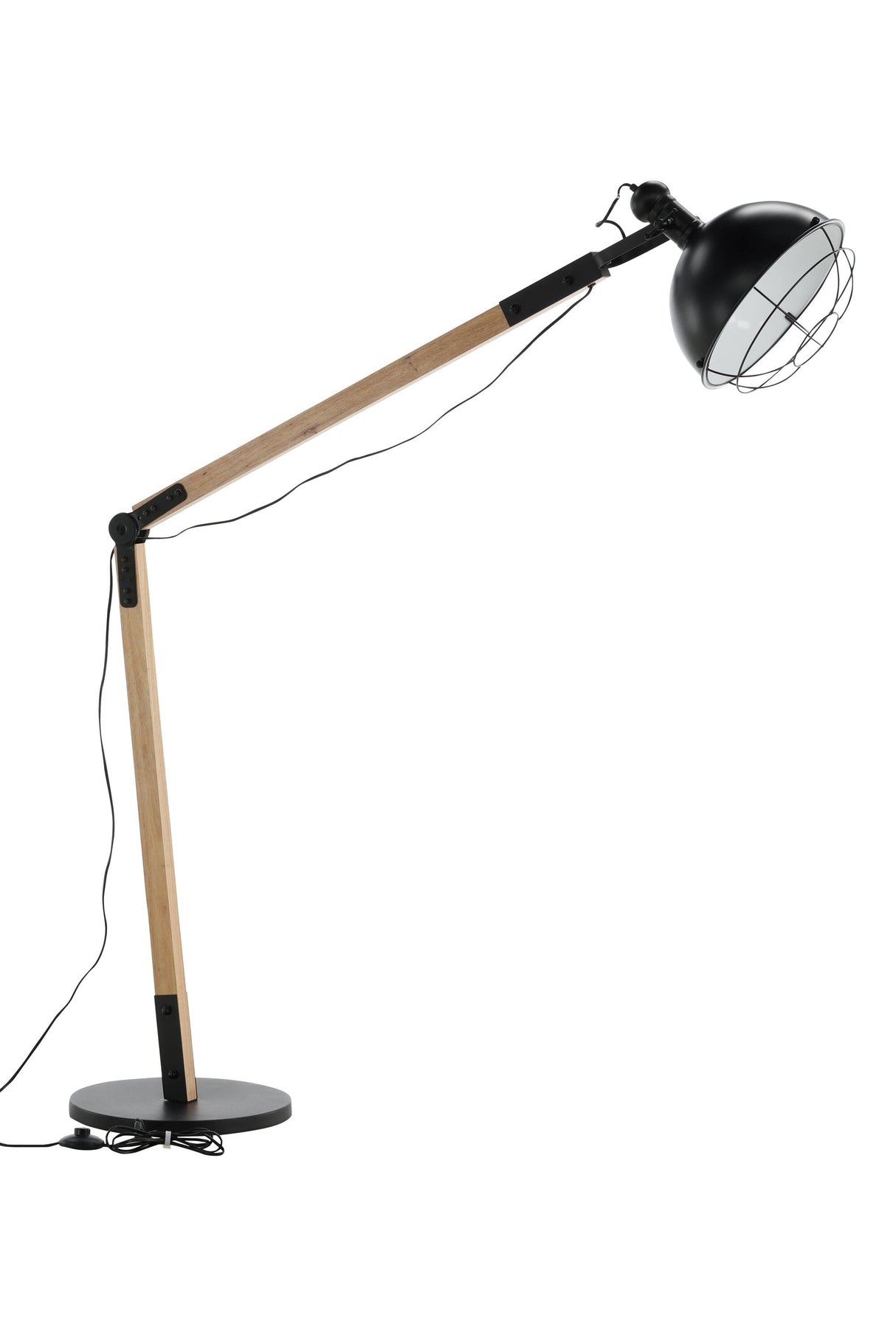 Kick Stehlampe - schwarz/Stahl - Stehlampen - ALVAHOME