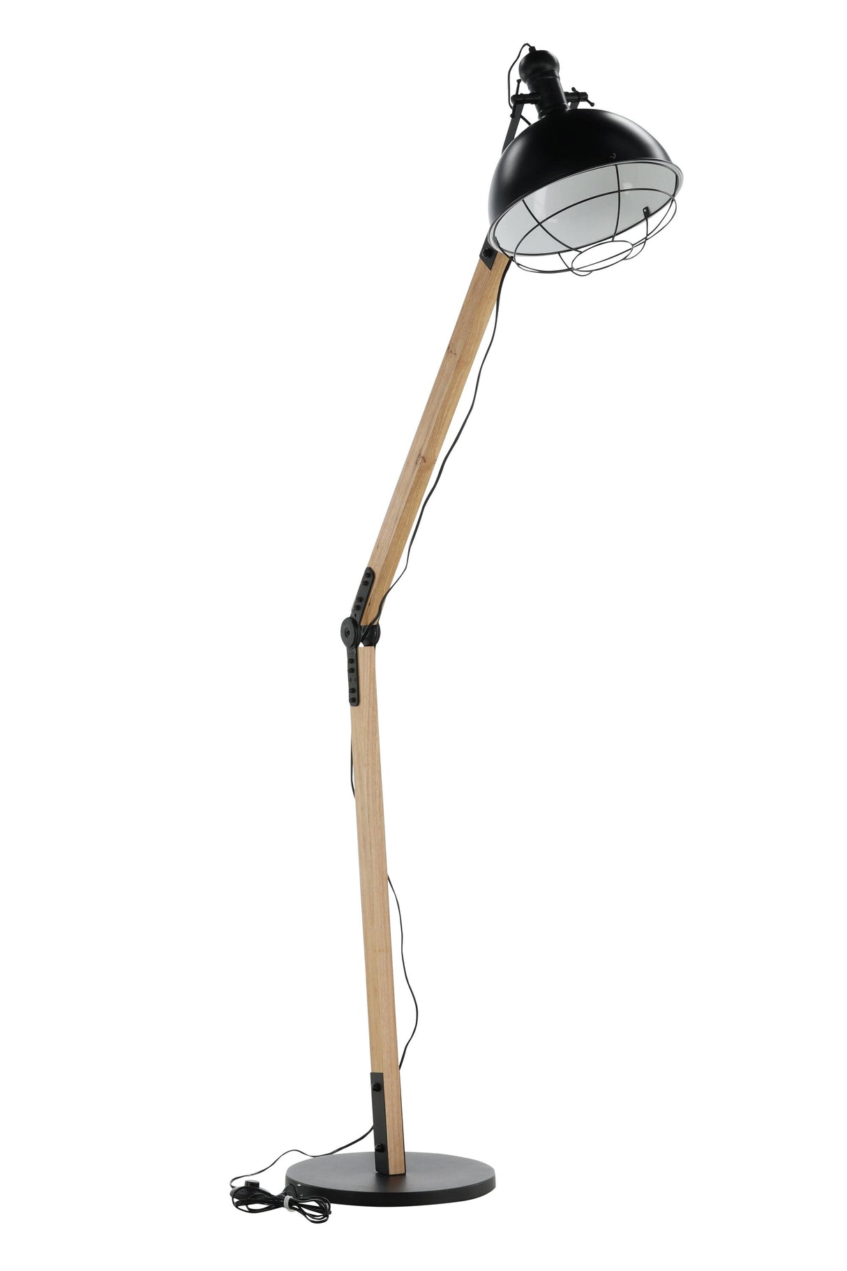 Kick Stehlampe - schwarz/Stahl - Stehlampen - ALVAHOME