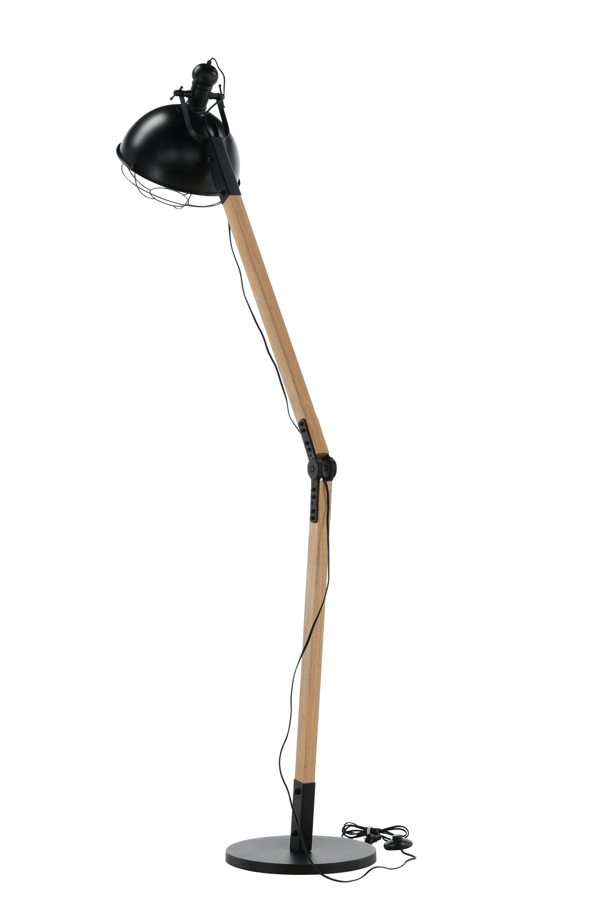 Kick Stehlampe - schwarz/Stahl - Stehlampen - ALVAHOME