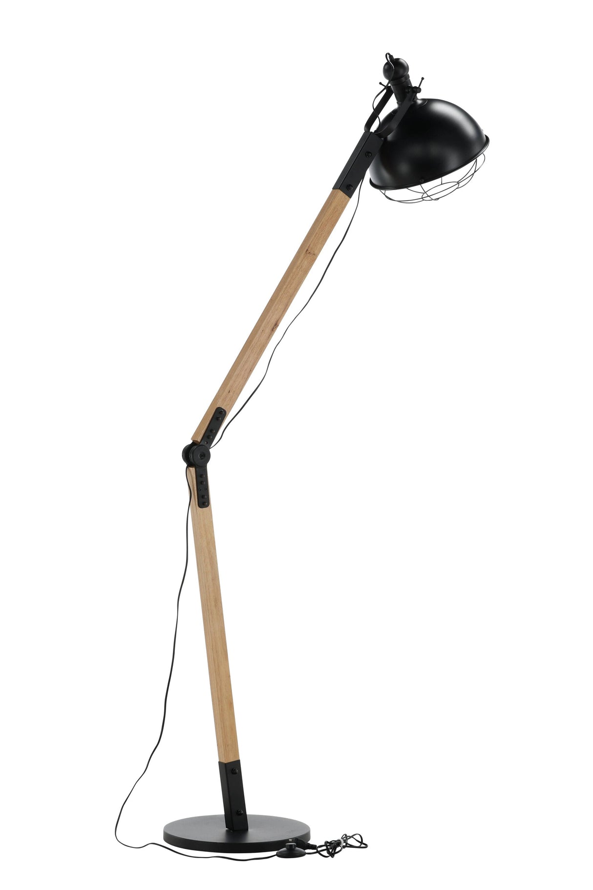 Kick Stehlampe - schwarz/Stahl - Stehlampen - ALVAHOME