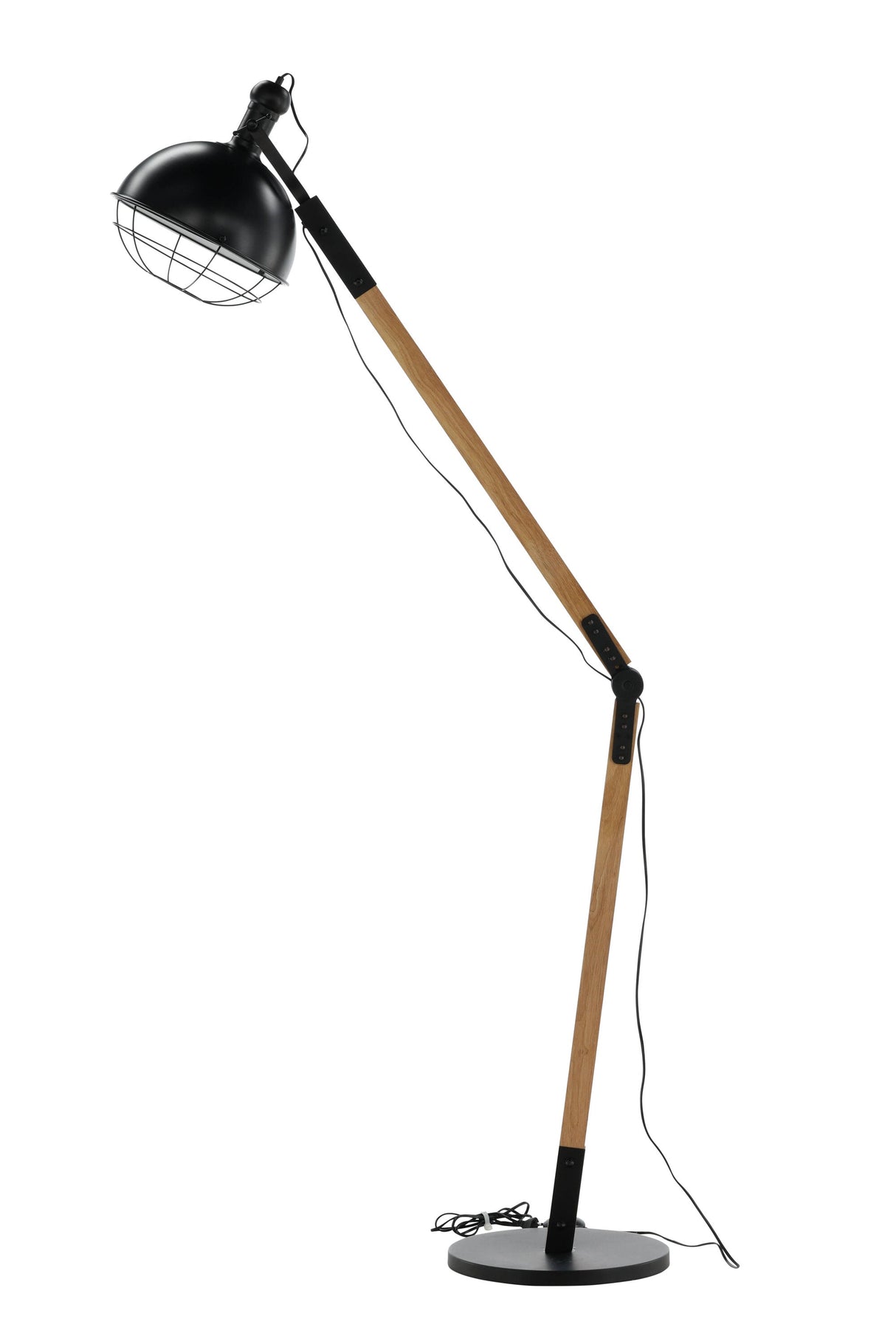 Kick Stehlampe - schwarz/Stahl - Stehlampen - ALVAHOME