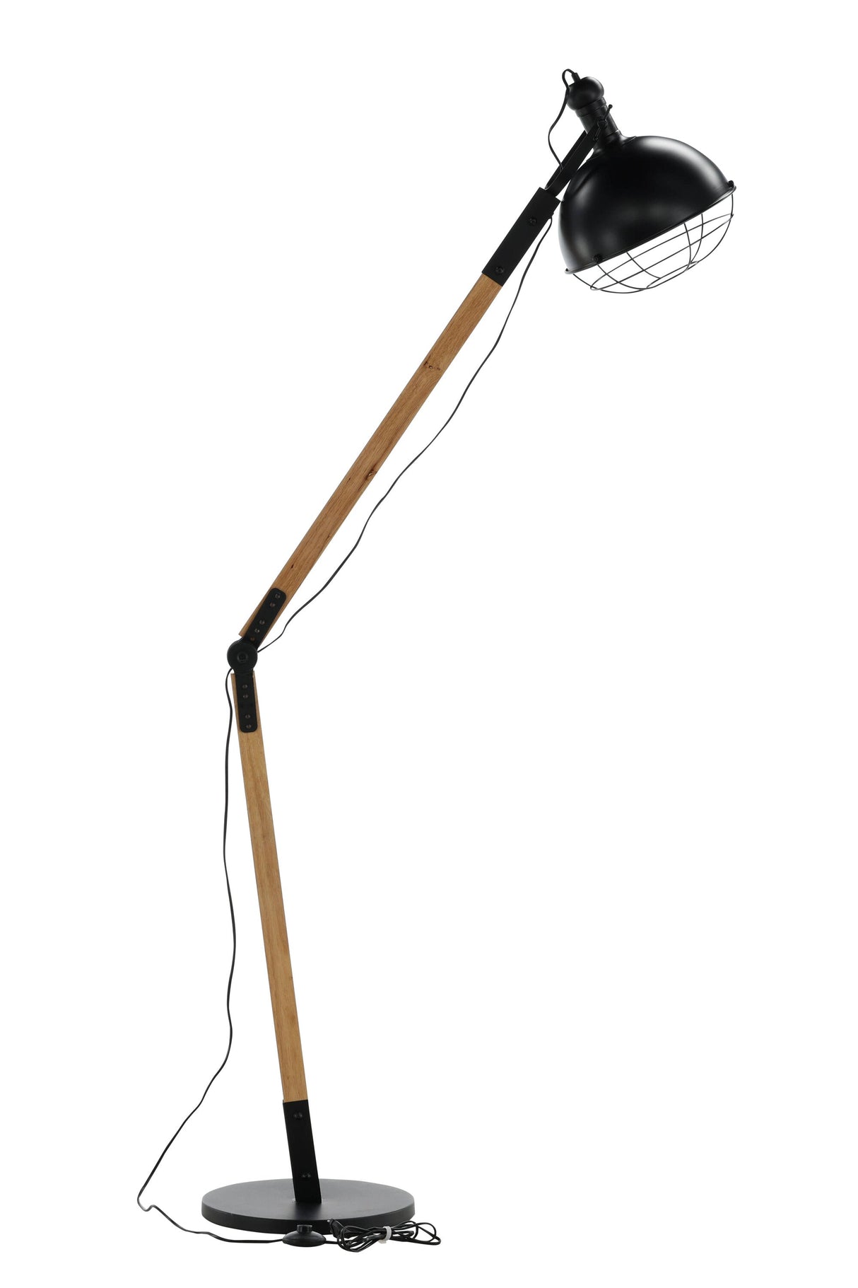 Kick Stehlampe - schwarz/Stahl - Stehlampen - ALVAHOME